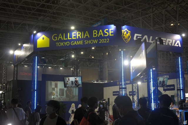 　ドスパラのゲーミングPCブランド「GALLERIA」もブースを出展。