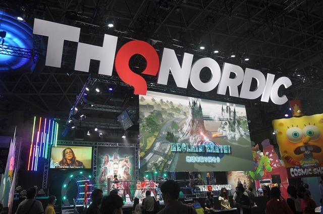 　オーストリアのゲームパブリッシャーであるTHQ Nordicが、大型ブースを出展。