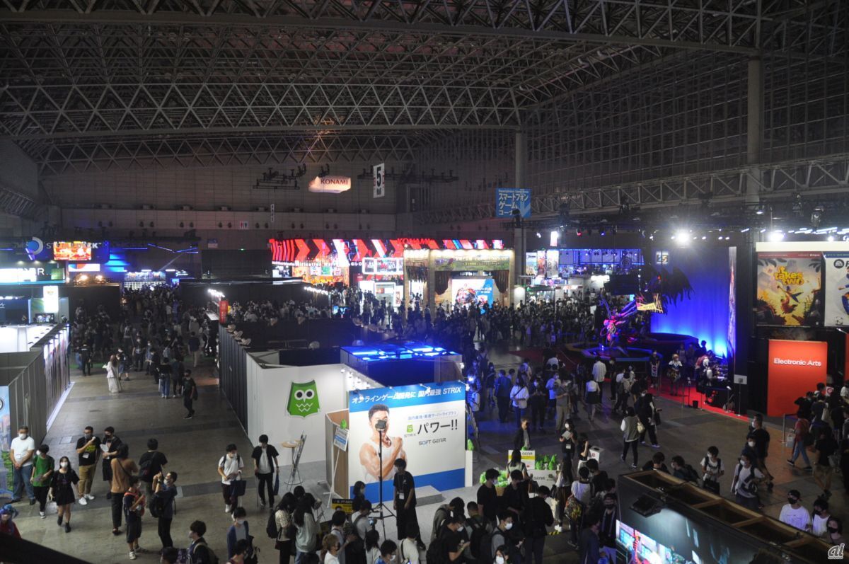 東京ゲームショウ2022リアル会場の一般公開日（9月18日）の様子