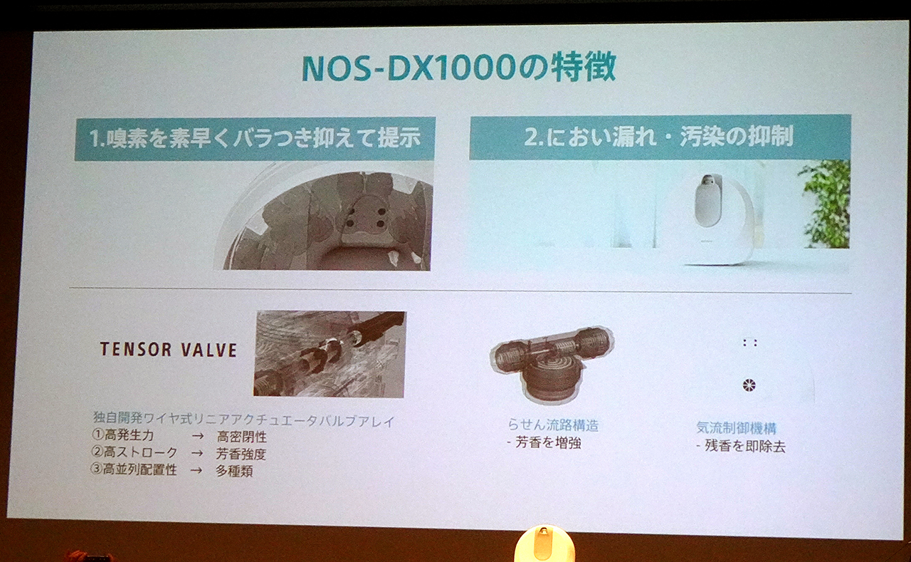 「NOS-DX1000」の特徴