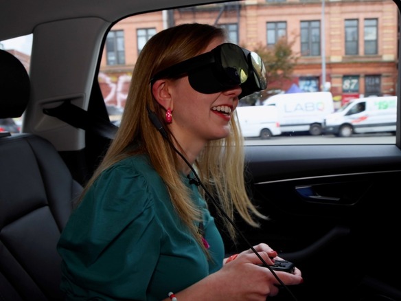自動車と連動する車内VRゲーム--holorideを記者が体験