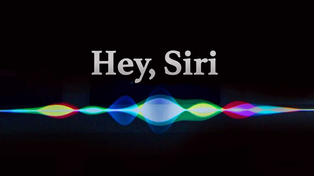 「Hey, Siri」の文字