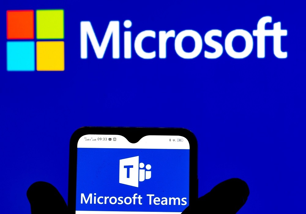 MicrosoftとTeamsのロゴ