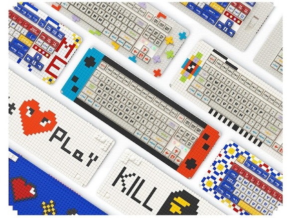 キートップまでブロックで飾れるキーボード「MelGeek Pixel」--表も裏も自分好みに