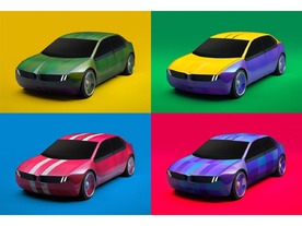 BMW、ボディカラーを変えられる「BMW i Vision Dee」--デジタル化で自動車がコンパニオンに