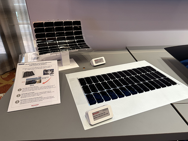 EVなどへの搭載が可能な化合物太陽電池
