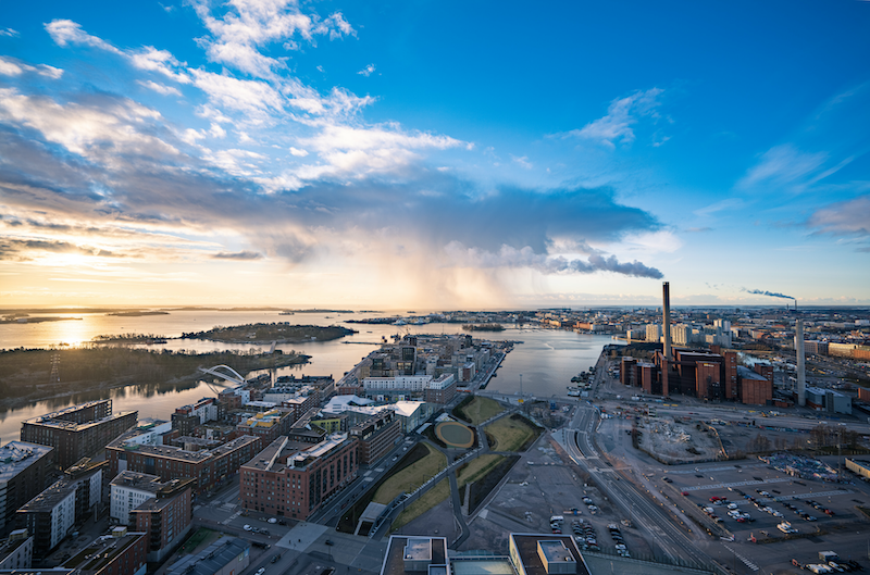 フィンランドの首都、ヘルシンキのスマートシティ開発地区カラサタマ