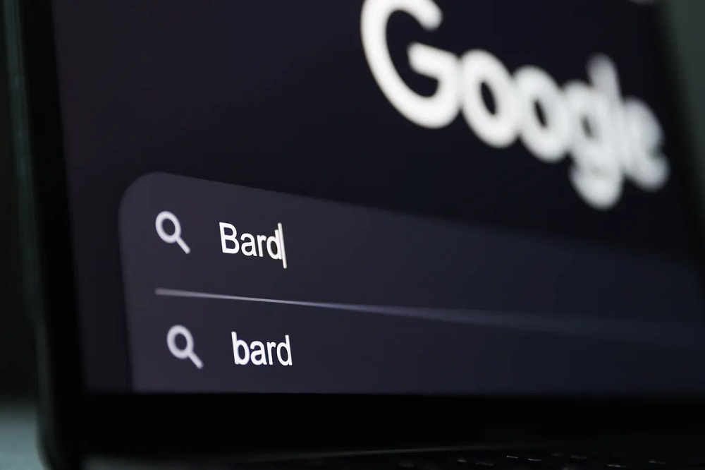 「Bard」をGoogle検索する画面