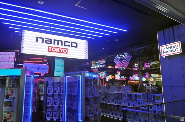　東急歌舞伎町タワー3階にオープンする「namco TOKYO」。namcoロゴがブラックなのは初めて。
