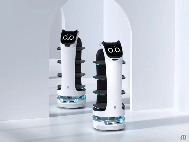 DFA Roboticsのネコ型配膳ロボット