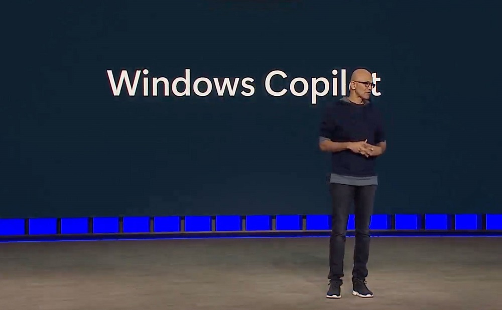 Windows Copilot発表の様子
