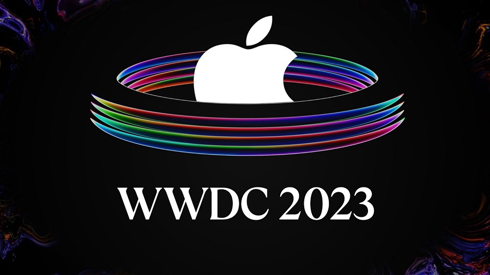 WWDC2023の文字とAppleのロゴ