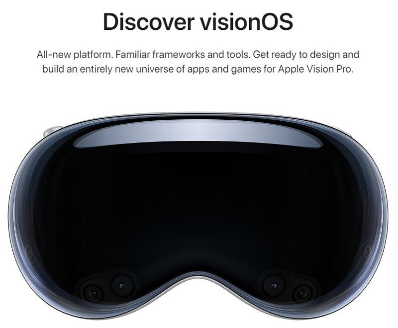 Apple Vision Proの開発ツールをリリース（出典：Apple）