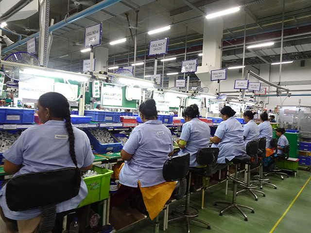 ハリドワール工場では約2900人が働いている