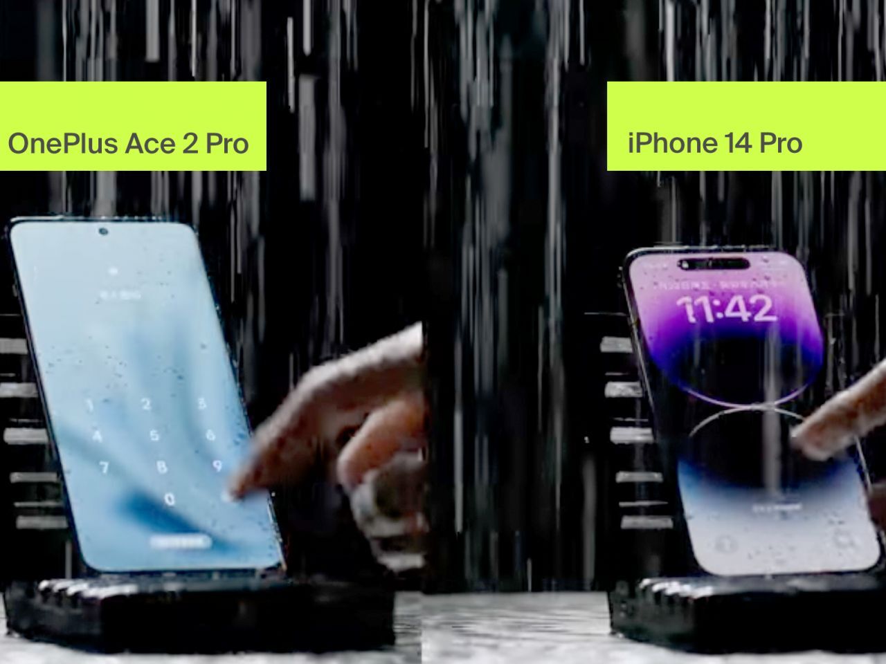 濡れた手で操作できるスマホ ワンプラス OnePlus Ace 2 Pro 5G ...