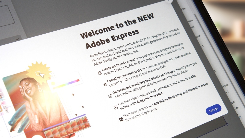 Adobe Express利用開始時の画面