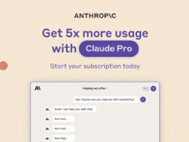 生成AI企業Anthropic、有料の「Claude Pro」をリリース--「ChatGPT Plus」と同額