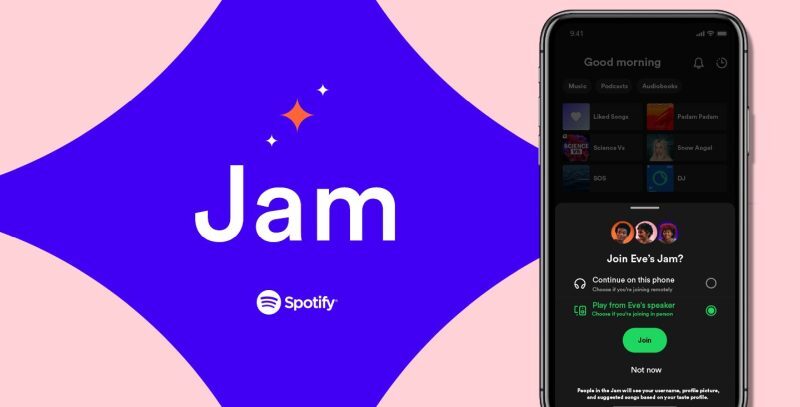 新たな共有プレイリスト「Jam」（出典：Spotify）