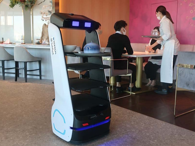 採用予定のロボット 提供：Softbank Robotics