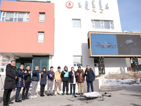 エアロネクスト、極寒のモンゴル首都でドローン血液輸送--海外での飛行実証、初成功