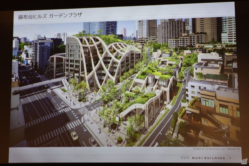 Tokyo Venture Capital Hubが位置する麻布台ヒルズ ガーデンプラザのイメージ