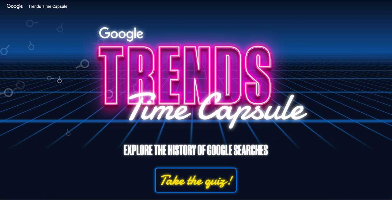 Google Trends Time Capsule
