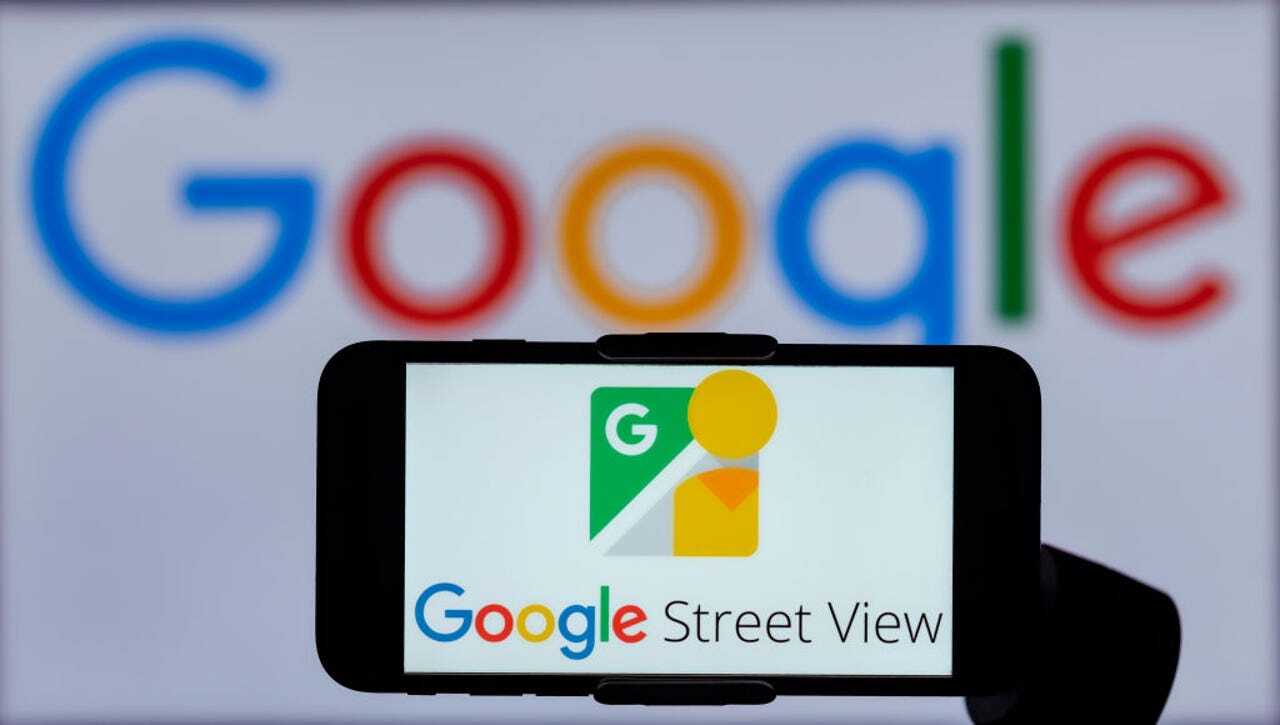 GoogleストリートビューとGoogleのロゴ