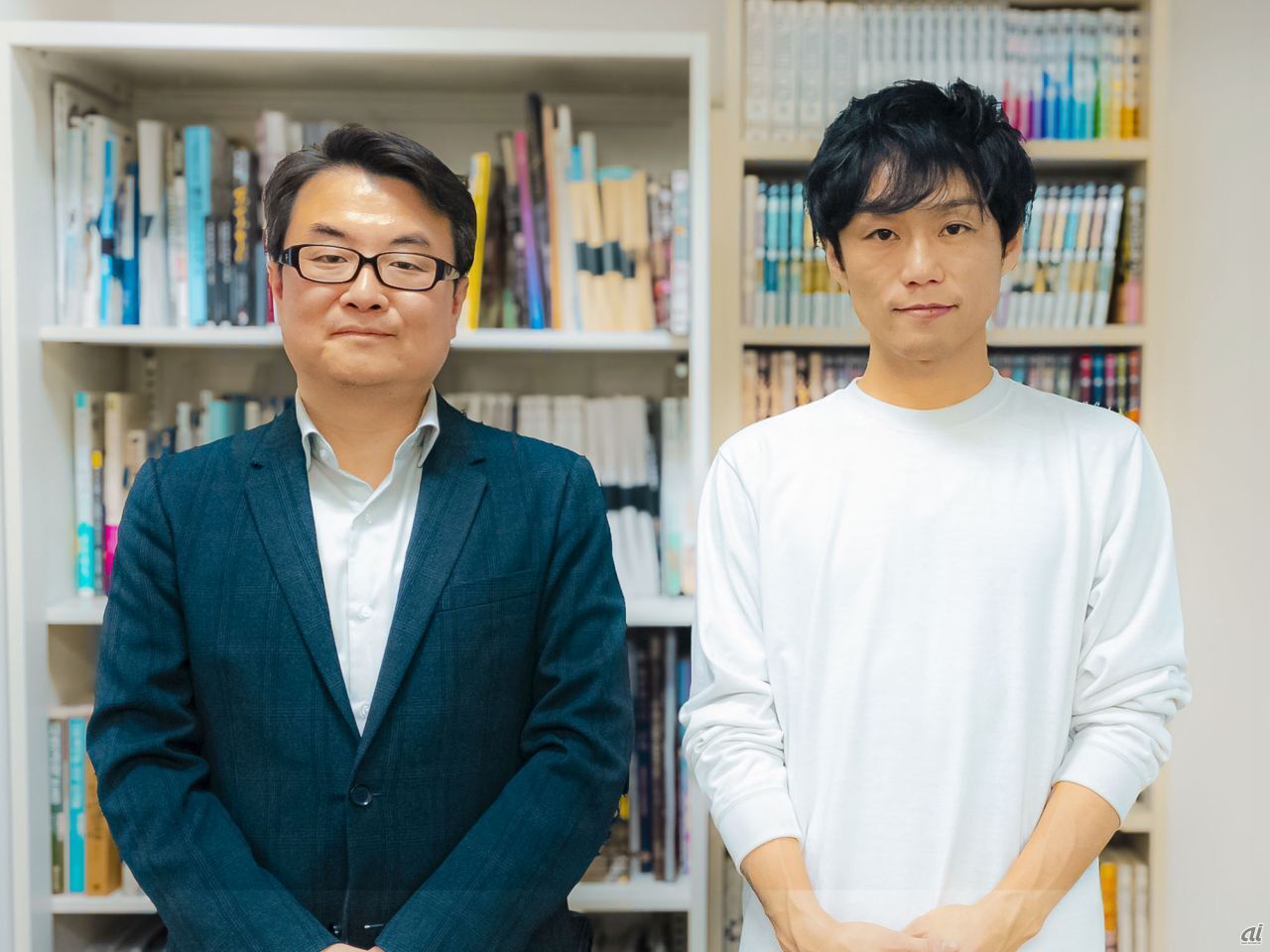 レッドセブン 代表取締役のイ・ヒョンソクさん（左）と、株式会社Minto 取締役の中川元太（右）