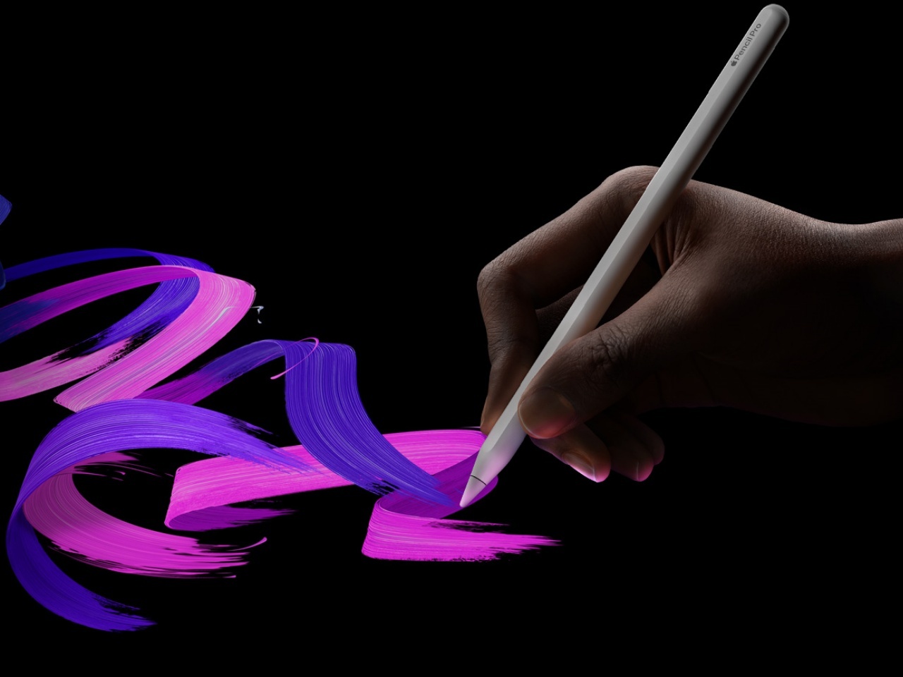 Apple Pencil Pro」登場、「探す」に対応--触覚フィードバックや「回転 ...