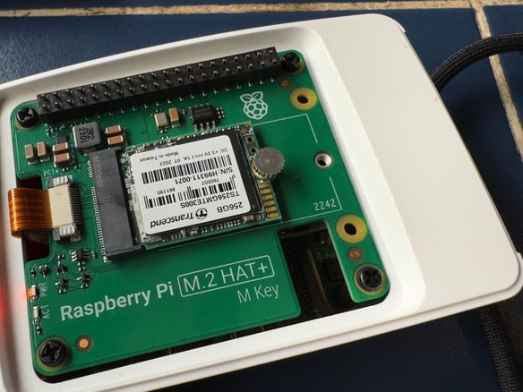 「Raspberry Pi 5」に「M.2 HAT+」を使ってM.2周辺機器を接続