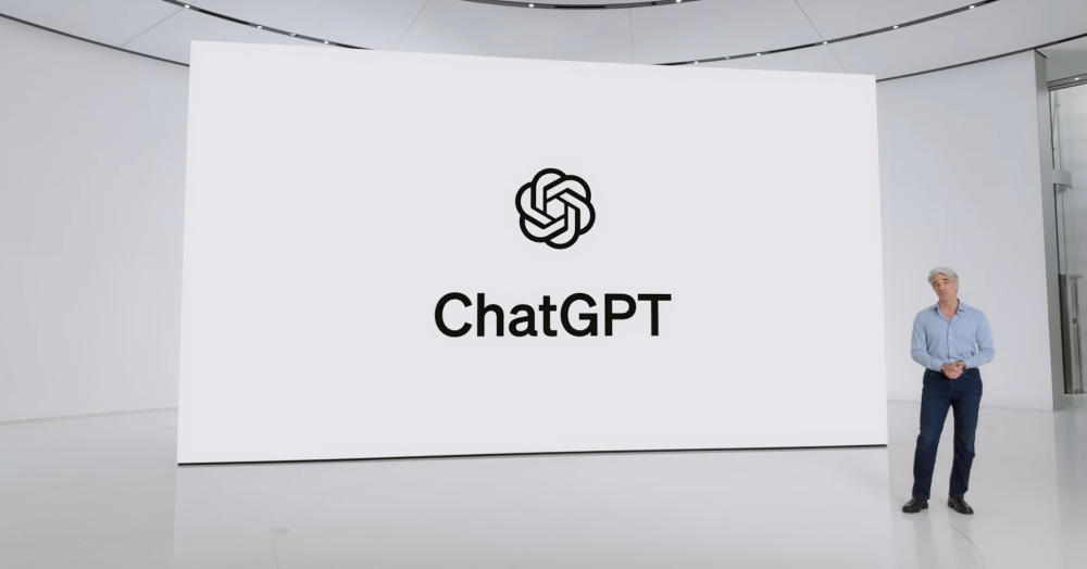 ChatGPTとの連携について語る発表者