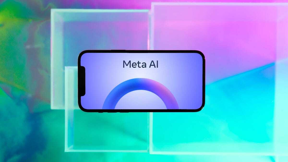 Meta AIのロゴが表示されたスマートフォン