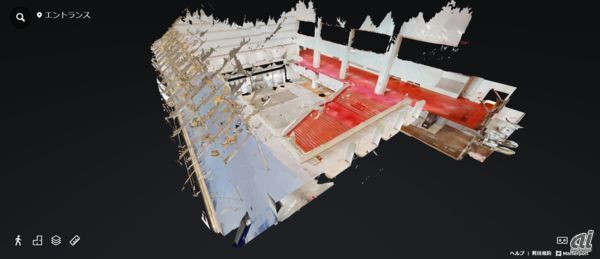 Matterport ドールハウスビューイメージ
