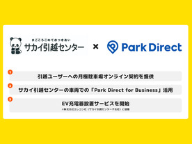 月極駐車場をDXするニーリーがサカイ引越センターと提携--引越し先での駐車場探し簡単に