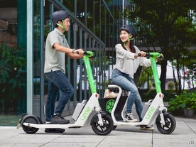 電動キックボードの「Lime」日本上陸--Luupに対抗馬、着座式ボードも