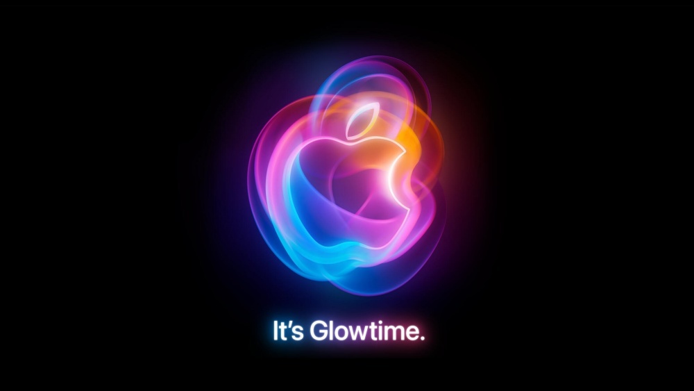 Appleのロゴと「It's Glowtime.」の文字