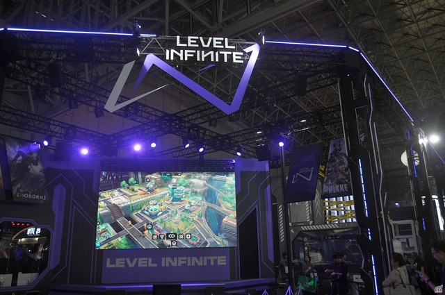 　 Tencent Gamesのブランド「Level Infinite」がブース出展。
