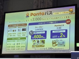 ローソン「からあげクン」無料券も--月548円の「Pontaパス」始動、auスマートパスが改称