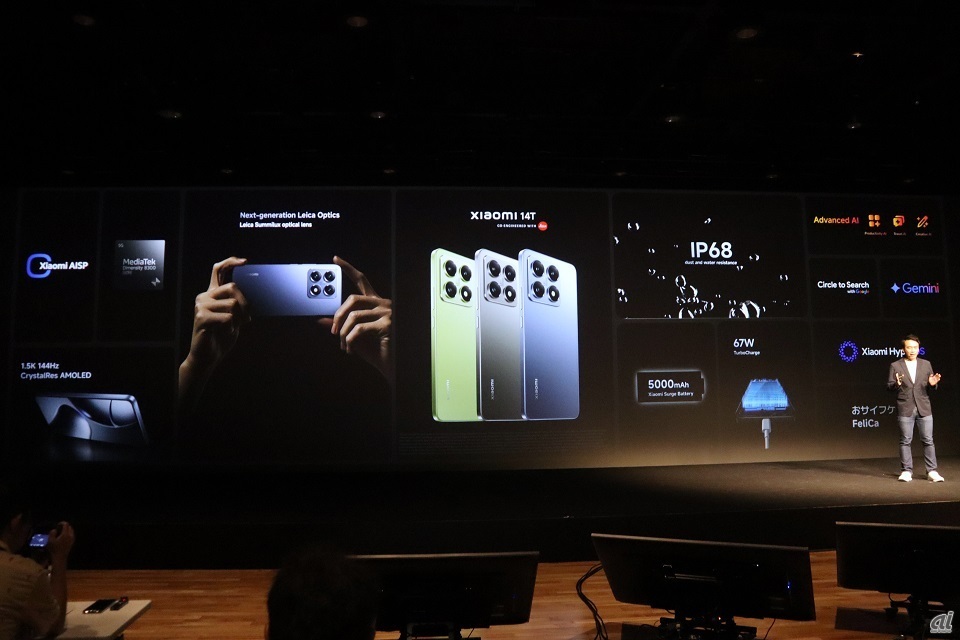 Xiaomi 14Tの主な特徴