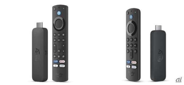 左からFire TV Stick 4K Max 第2世代、Fire TV Stick 第3世代