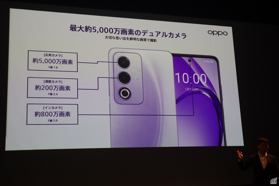 A3 5Gのカメラシステムのイメージ