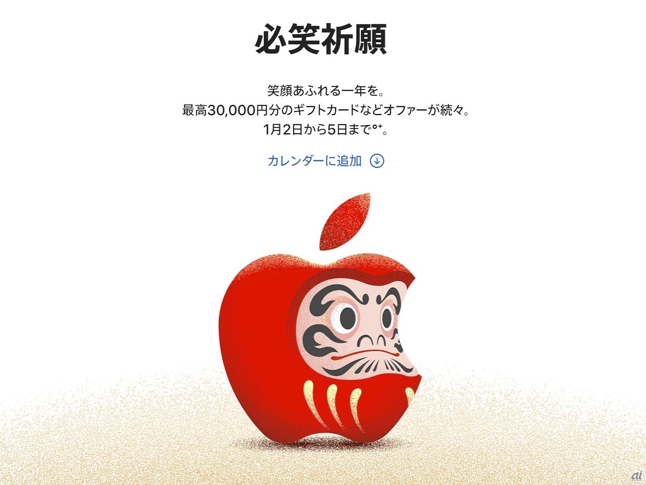 Appleの初売り