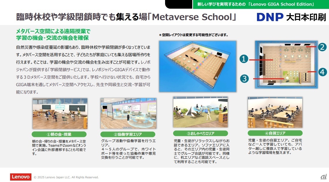 「Lenovo Metaverse School」概要