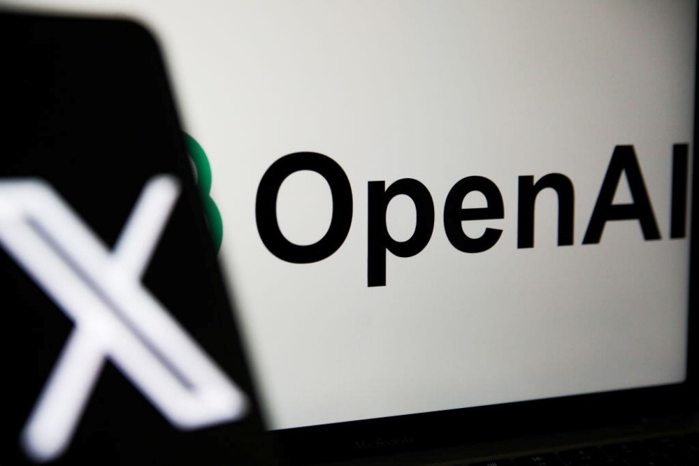 XとOpenAIのロゴ