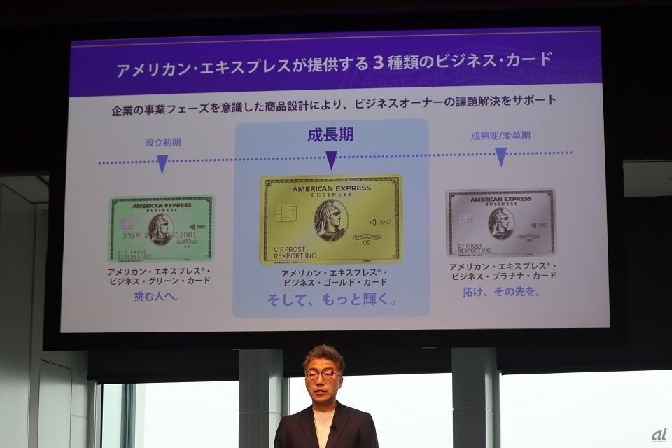 3種類の法人向けカード