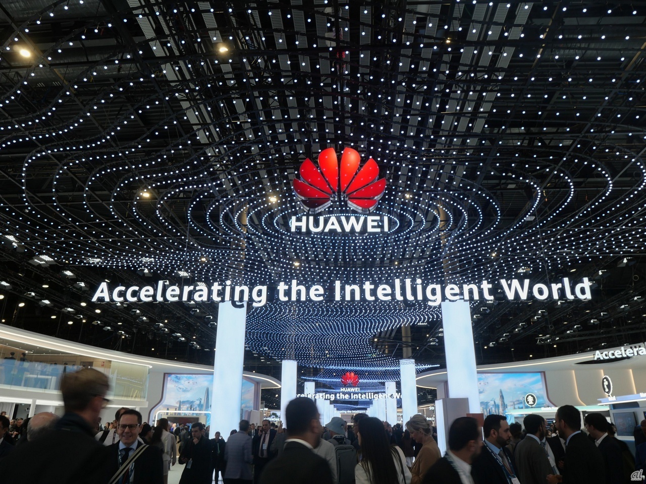 ファーウェイ・テクノロジーズなどは依然大規模なブースを出展しているが、全体的に見れば中国企業の影響力が落ちている印象だ