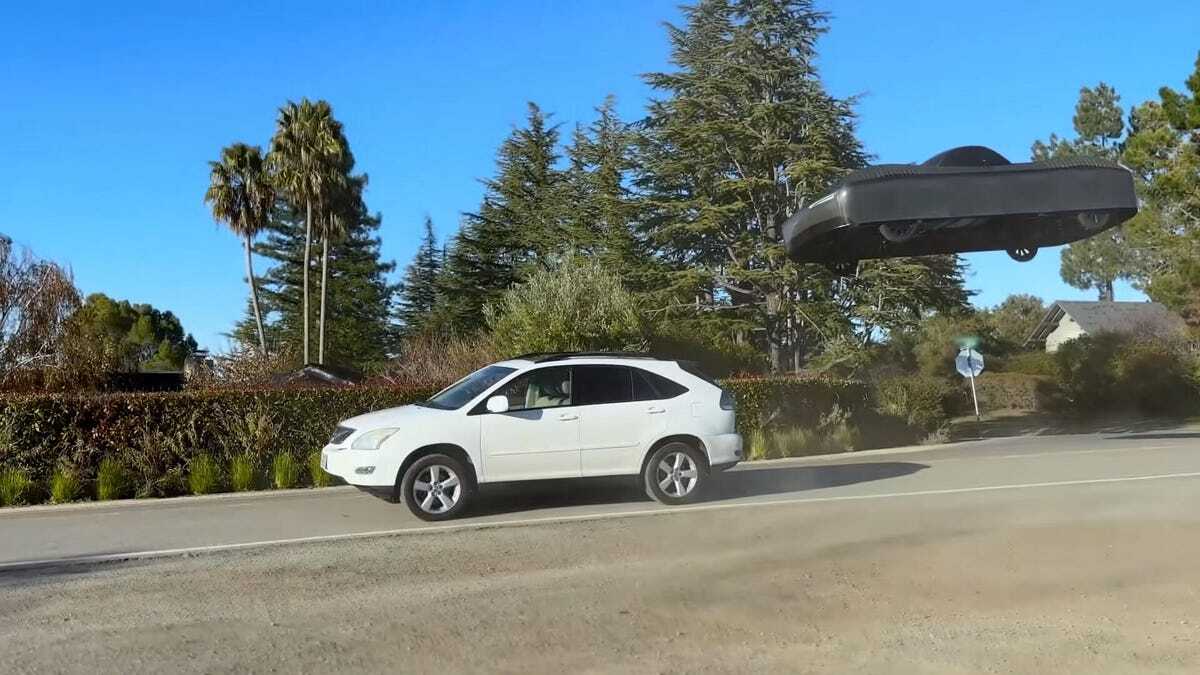 自動車を飛び越えるModel Zero
