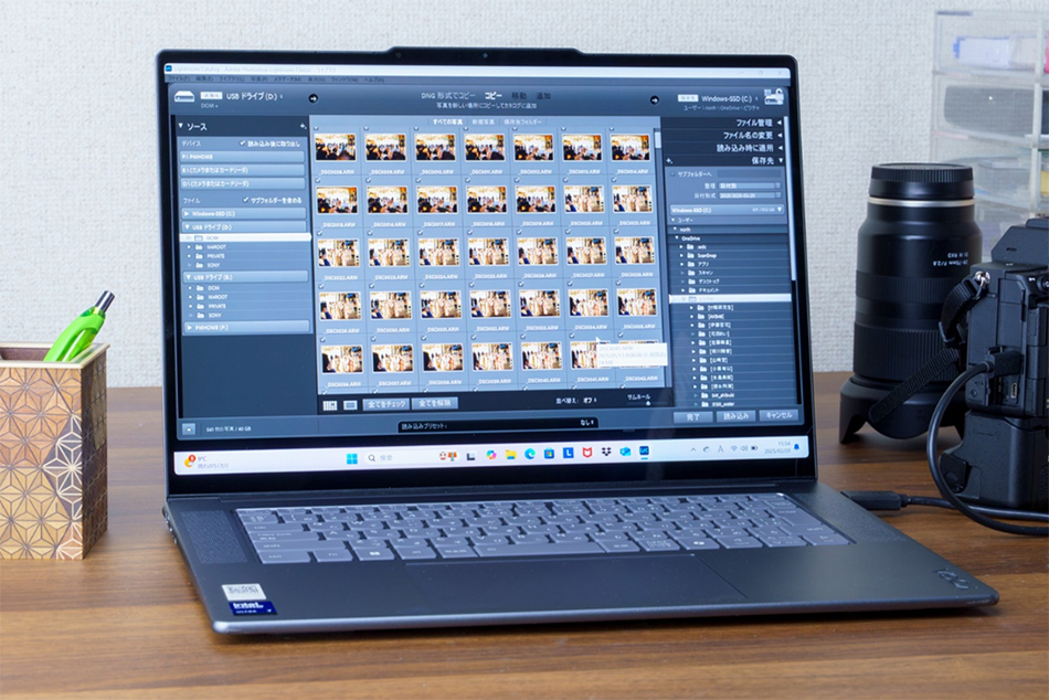 Adobe「Lightroom Classic CS」でカメラからの読み込みも速い