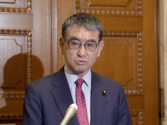 前デジタル大臣の河野太郎氏（デジタル大臣在任時の写真）