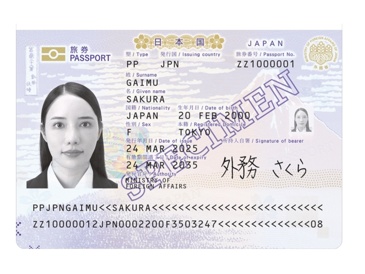 日本国パスポート